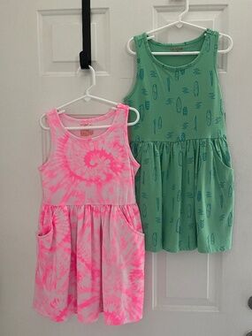 Cat & Jack Lot of two Girls Sleeveless Dresses S 6-7